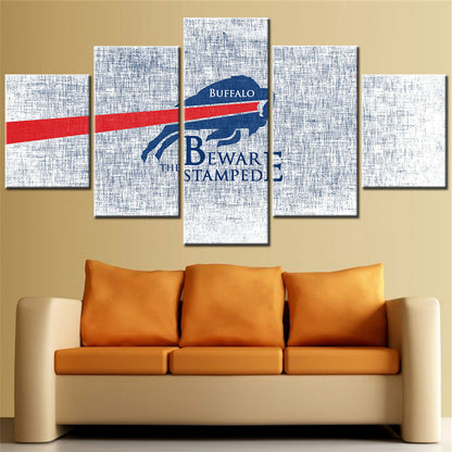 American Football Canvas Wall Art - AF5135 - Buffalo Bills - NFL Teams