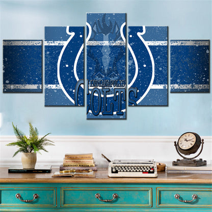 American Football Canvas Wall Art - AF5148 - Indianapolis Colts - NFL Teams