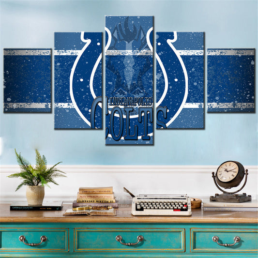 American Football Canvas Wall Art - AF5148 - Indianapolis Colts - NFL Teams