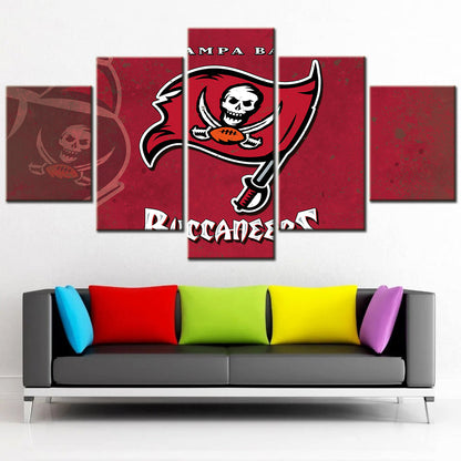 American Football Wall Art - AF5162 - Tampa Bay Buccaneers - American Football Poster - American Football Canvas