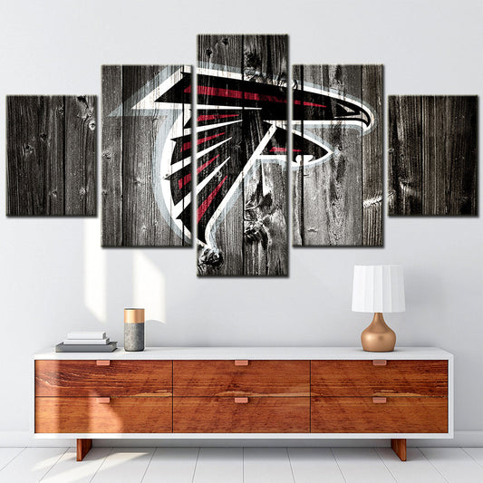 American Football Canvas Wall Art - AF5031 - Atlanta Falcons - NFL Teams