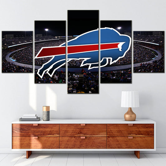 American Football Canvas Wall Art - AF5002 - Buffalo Bills - NFL Teams