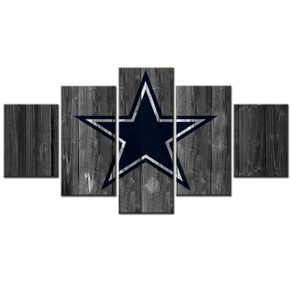 American Football - 5 Pieces Wall Art - AF5049 - Dallas Cowboys - American Football Poster - American Football Canvas