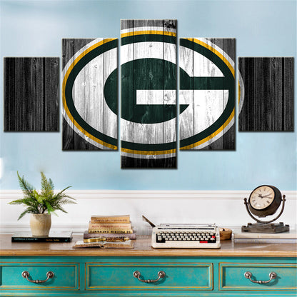 American Football Canvas Wall Art - AF5059 - Green Bay Packers - NFL Teams