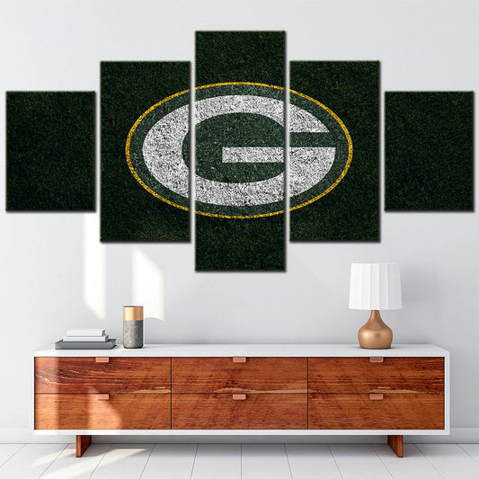 American Football Canvas Wall Art - AF5060 - Green Bay Packers - NFL Teams
