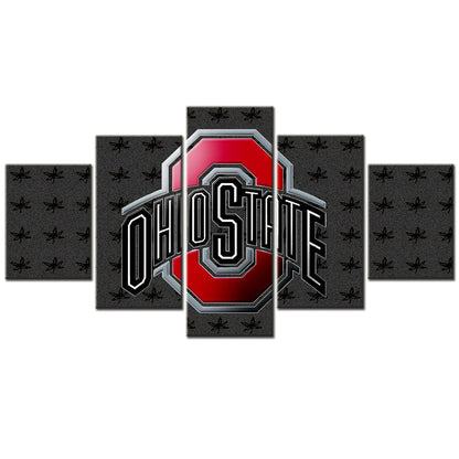 American Football - 5 Pieces Wall Art - AF5073 - Ohio State - American Football Poster - American Football Canvas