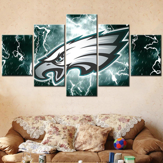 American Football - 5 Pieces Wall Art - AF5022 - Philadelphia Eagles - American Football Poster - American Football Canvas