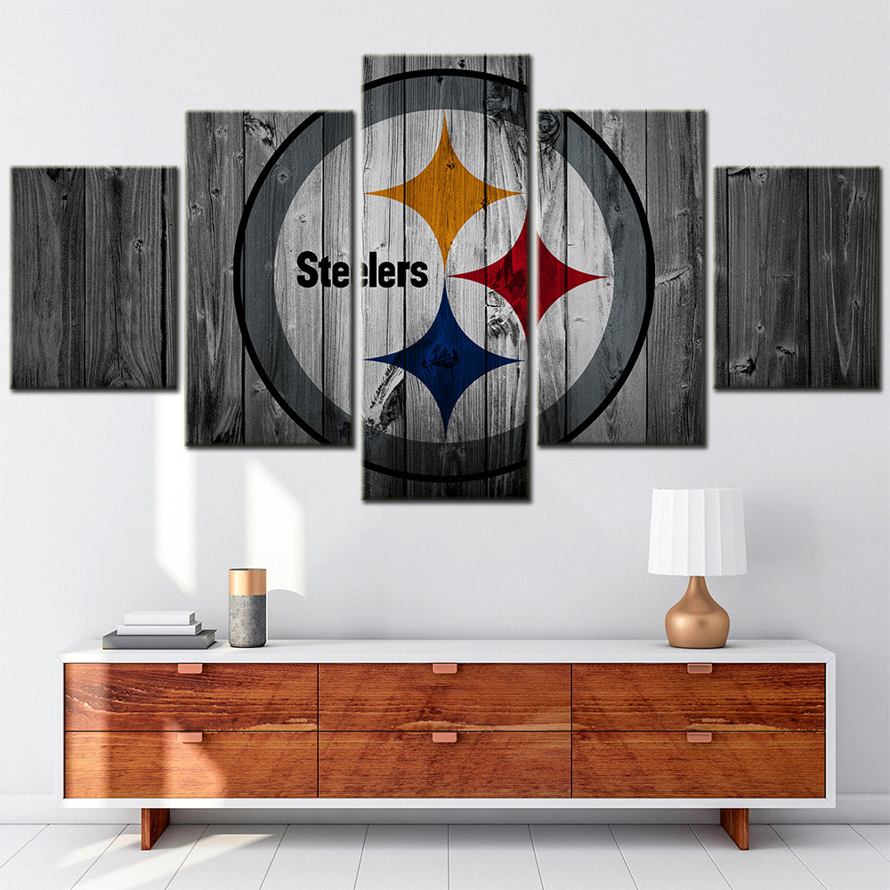 American Football Canvas Wall Art - AF5076 - Pittsburgh Steelers - NFL Teams