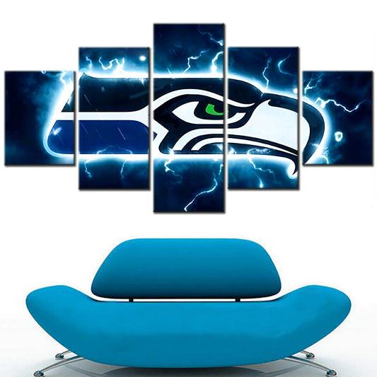 American Football Canvas Wall Art - AF5080 - Seattle Seahawks - NFL Teams