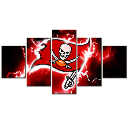 American Football Canvas Wall Art - AF5028 - Tampa Bay Buccaneers - NFL Teams