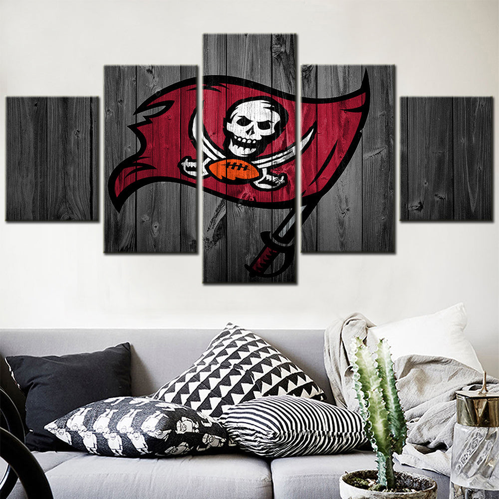 American Football - 5 Pieces Wall Art - AF5029 - Tampa Bay Buccaneers Sport - American Football Poster - American Football Canvas