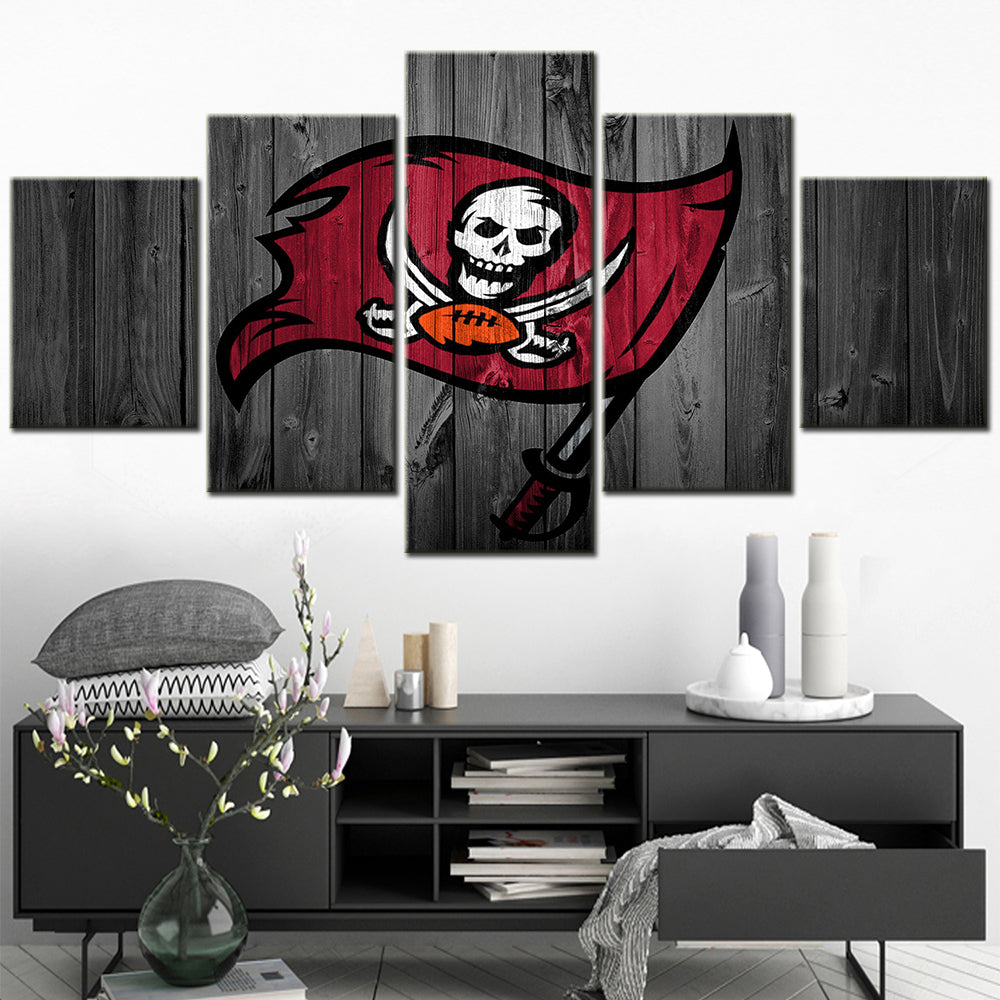 American Football Canvas Wall Art - AF5029 - Tampa Bay Buccaneers - NFL Teams