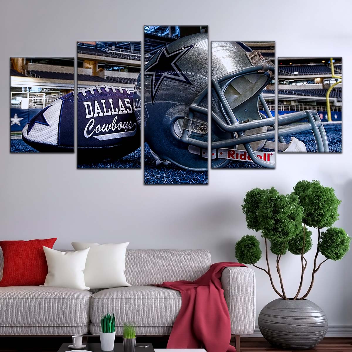 American Football Canvas Wall Art - AF5173 - Dallas Cowboys - NFL Teams