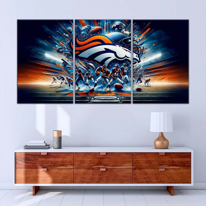 American Football Canvas Wall Art - AF5178 - Denver Broncos - Super Bowl - NFL Teams