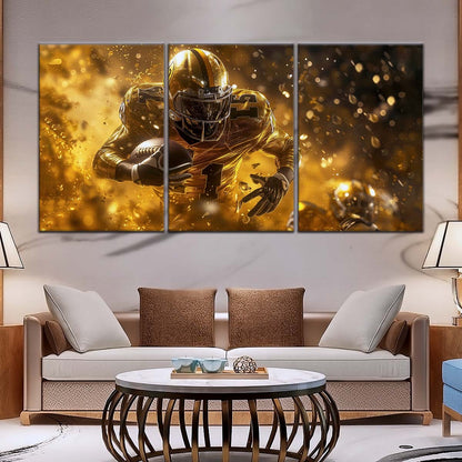 American Football Canvas Wall Art - AF5186 - Dynamic NFL Touchdown