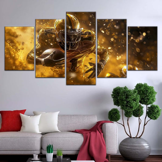 American Football Canvas Wall Art - AF5186 - Dynamic NFL Touchdown
