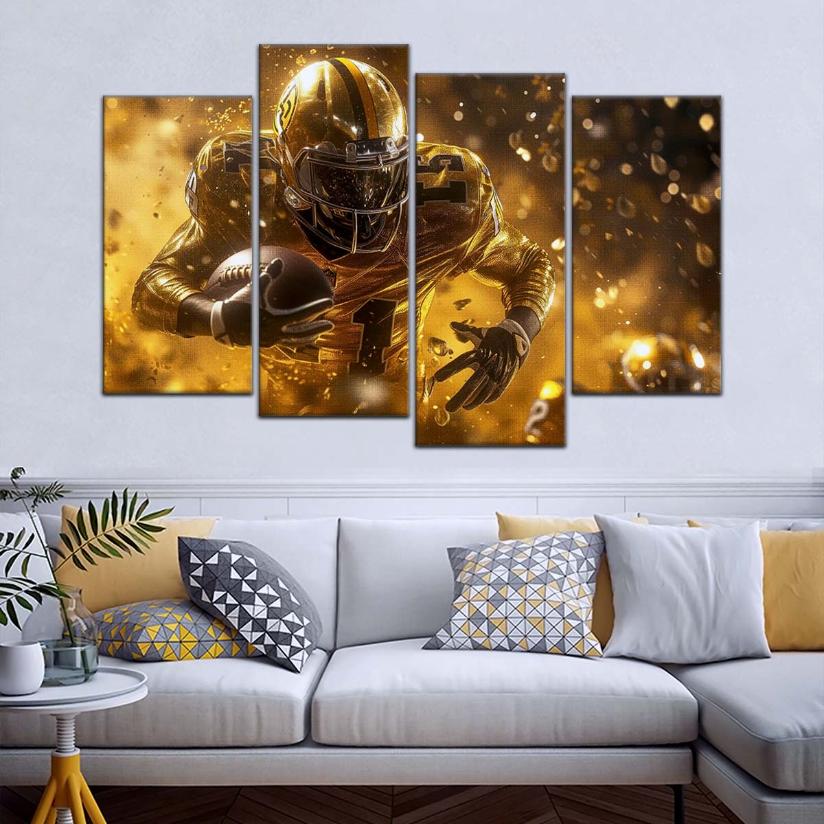 American Football Canvas Wall Art - AF5186 - Dynamic NFL Touchdown