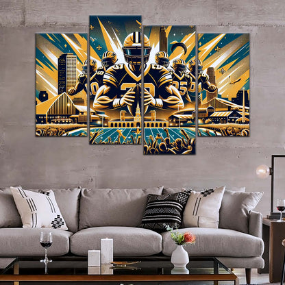 American Football Canvas Wall Art - AF5203 - New Orleans Saints - NFL Teams