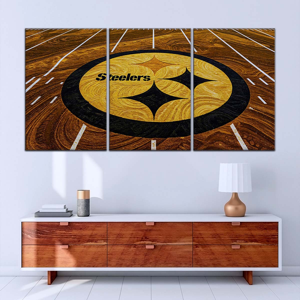 American Football Canvas Wall Art - AF5212 - Pittsburgh Steelers - NFL Teams
