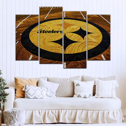 American Football Canvas Wall Art - AF5212 - Pittsburgh Steelers - NFL Teams