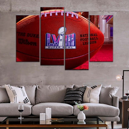 American Football Canvas Wall Art - AF5221 - Super Bowl Excitement