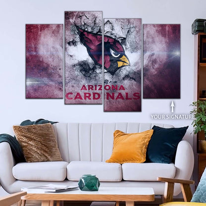 American Football Wall Art - AF5229 - Arizona Cardinals - NFL Football Team - American Football Poster - American Football Canvas