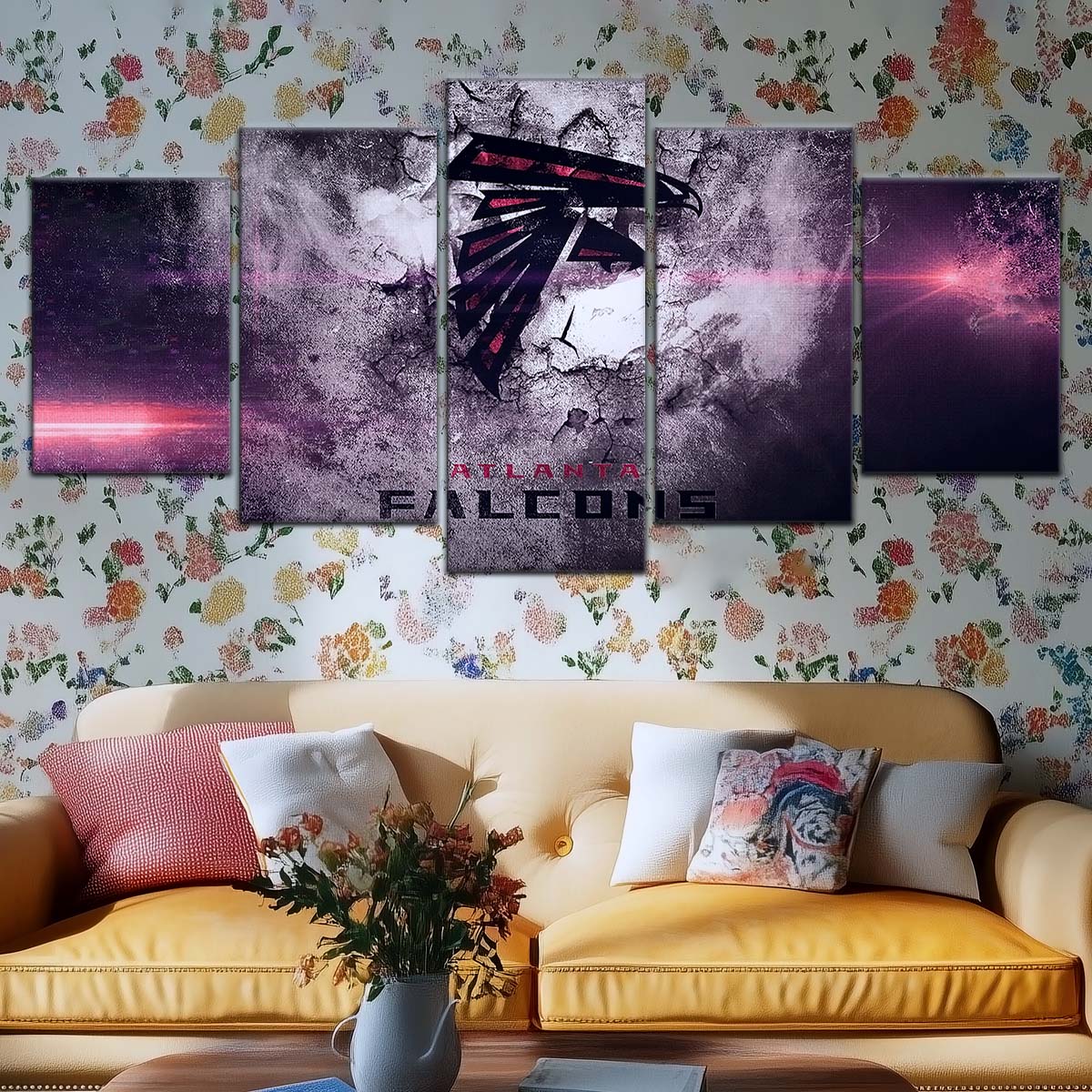 American Football Wall Art - AF5230 - Atlanta Falcons - NFL Football Team - American Football Poster - American Football Canvas