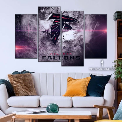 American Football Wall Art - AF5230 - Atlanta Falcons - NFL Football Team - American Football Poster - American Football Canvas