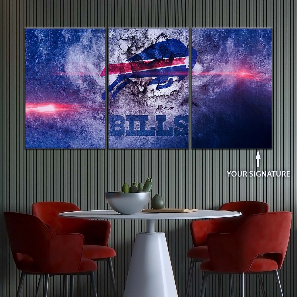 American Football Wall Art - AF5232 - Buffalo Bills - NFL Football Team - American Football Poster - American Football Canvas