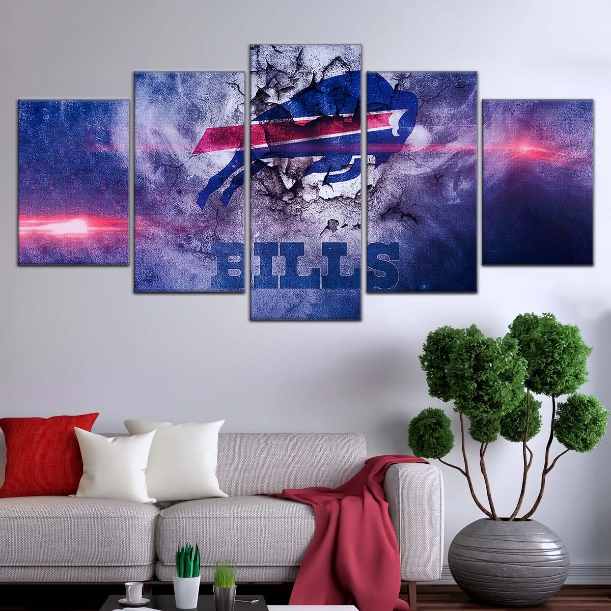 American Football Wall Art - AF5232 - Buffalo Bills - NFL Football Team - American Football Poster - American Football Canvas