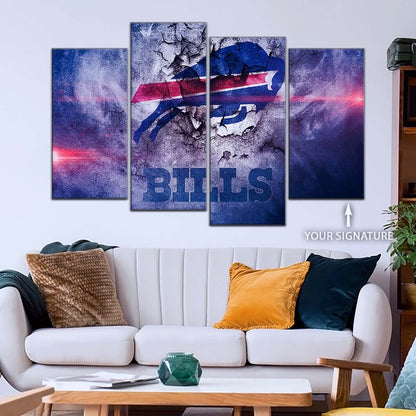 American Football Wall Art - AF5232 - Buffalo Bills - NFL Football Team - American Football Poster - American Football Canvas