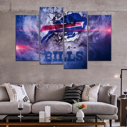 American Football Canvas Wall Art - AF5232 - Buffalo Bills - NFL Teams