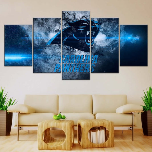 American Football Wall Art - AF5233 - Carolina Panthers - NFL Football Team - American Football Poster - American Football Canvas