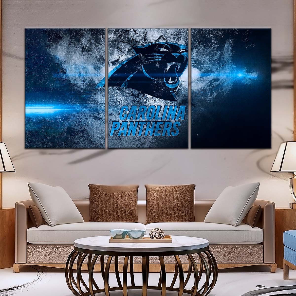 American Football Wall Art - AF5233 - Carolina Panthers - NFL Football Team - American Football Poster - American Football Canvas