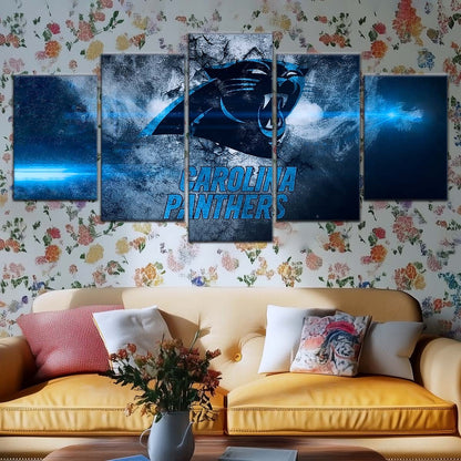 American Football Wall Art - AF5233 - Carolina Panthers - NFL Football Team - American Football Poster - American Football Canvas