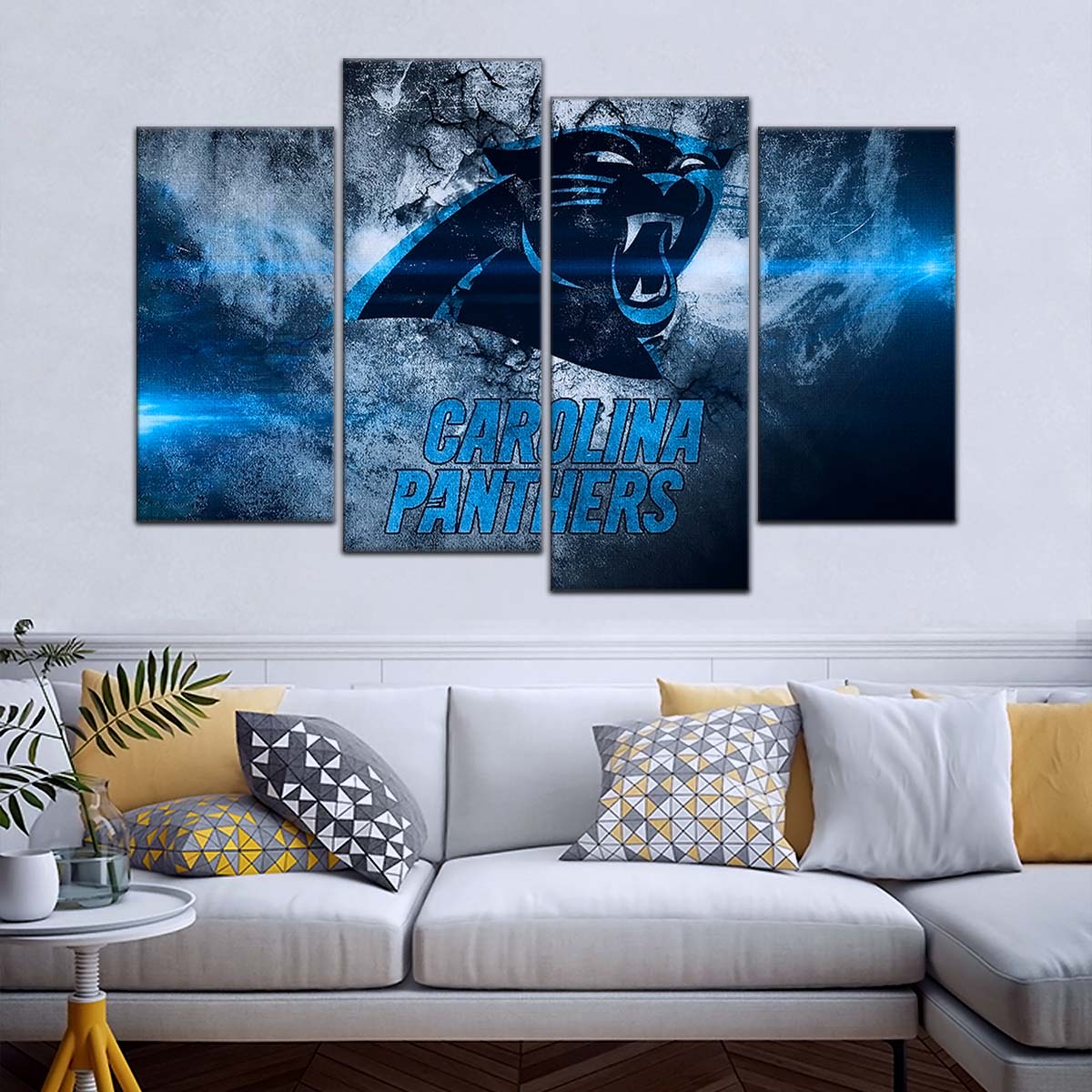 American Football Wall Art - AF5233 - Carolina Panthers - NFL Football Team - American Football Poster - American Football Canvas