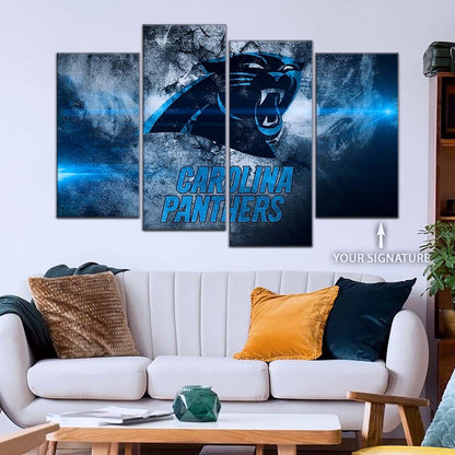 American Football Wall Art - AF5233 - Carolina Panthers - NFL Football Team - American Football Poster - American Football Canvas