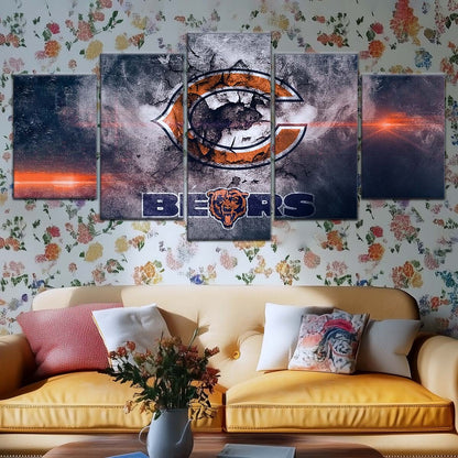 American Football Wall Art - AF5234 - Chicago Bears - NFL Football Team - American Football Poster - American Football Canvas