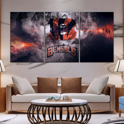American Football Wall Art - AF5235 - Cincinnati Bengals - NFL Football Team - American Football Poster - American Football Canvas