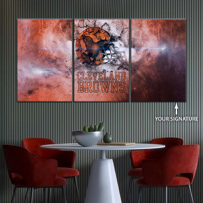 American Football Wall Art - AF5236 - Cleveland Browns - NFL Football Team - American Football Poster - American Football Canvas