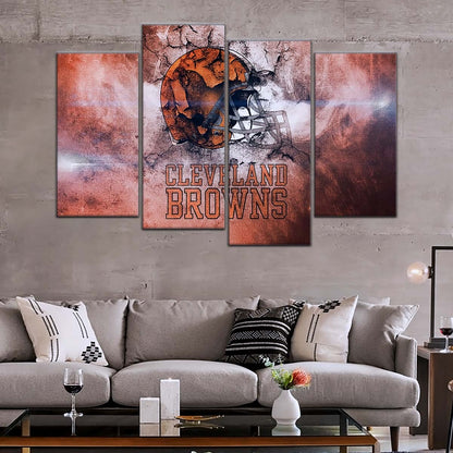 American Football Wall Art - AF5236 - Cleveland Browns - NFL Football Team - American Football Poster - American Football Canvas