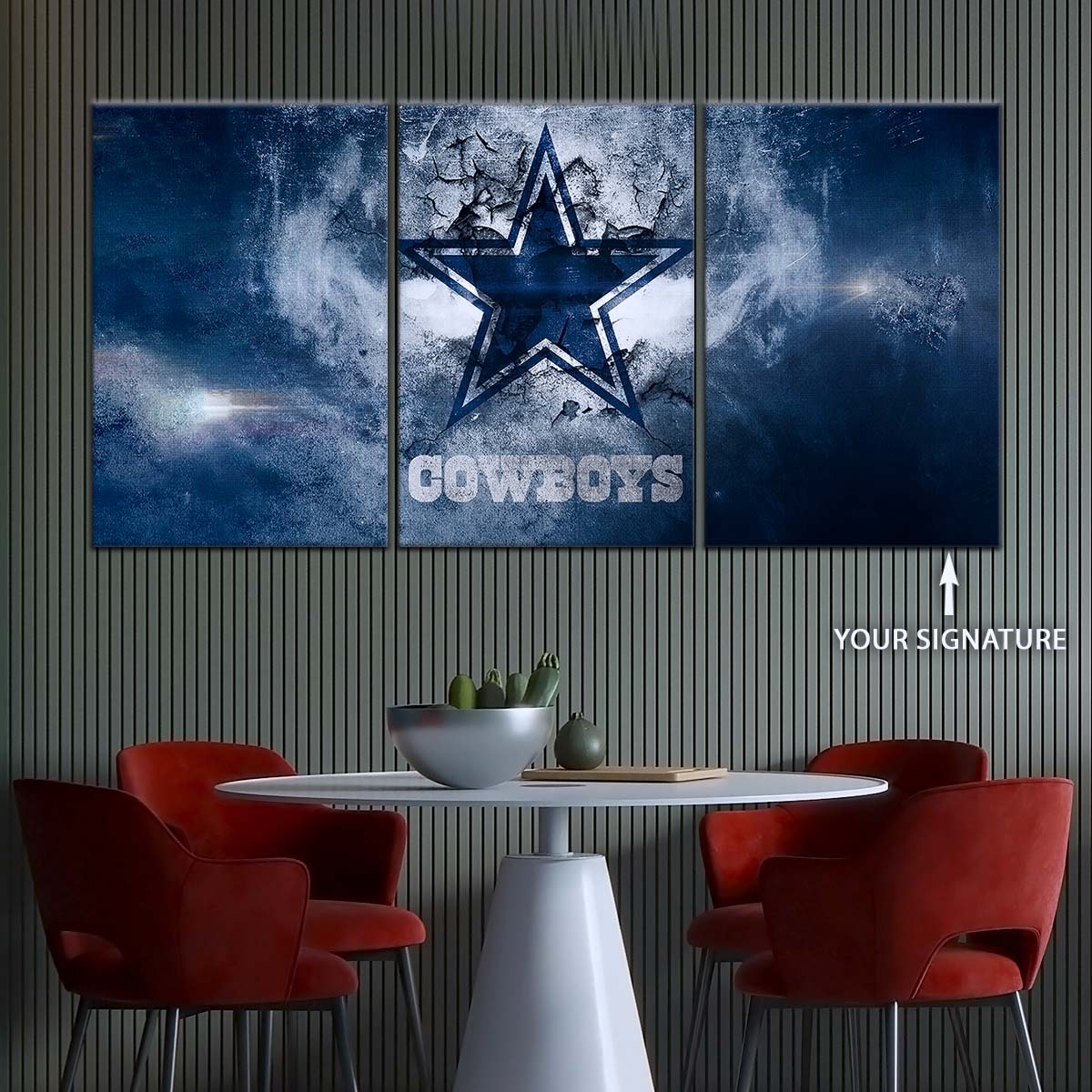 American Football Wall Art - AF5237 - Dallas Cowboys - NFL Football Team - American Football Poster - American Football Canvas