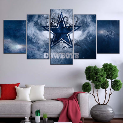 American Football Wall Art - AF5237 - Dallas Cowboys - NFL Football Team - American Football Poster - American Football Canvas