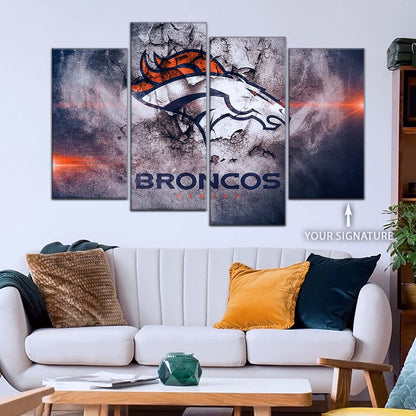 American Football Wall Art - AF5238 - Denver Broncos - NFL Football Team - American Football Poster - American Football Canvas