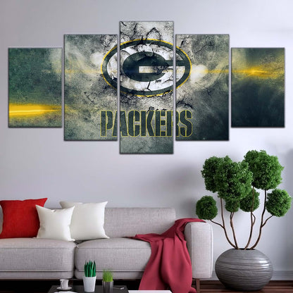 American Football Wall Art - AF5240 - Green Bay Packers - NFL Football Team - American Football Poster - American Football Canvas