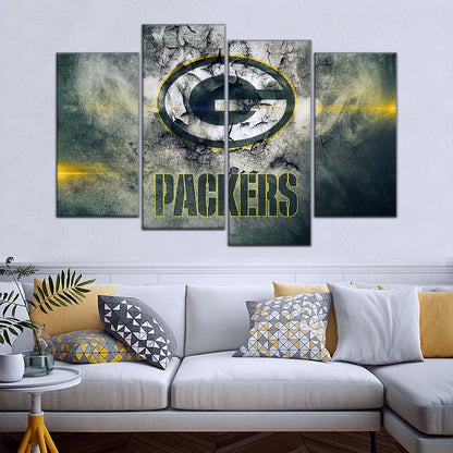 American Football Canvas Wall Art - AF5240 - Green Bay Packers - NFL Teams