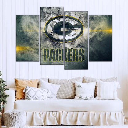 American Football Wall Art - AF5240 - Green Bay Packers - NFL Football Team - American Football Poster - American Football Canvas