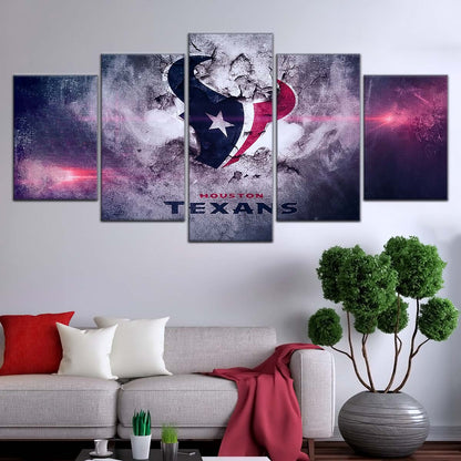 American Football Wall Art - AF5241 - Houston Texans - NFL Football Team - American Football Poster - American Football Canvas