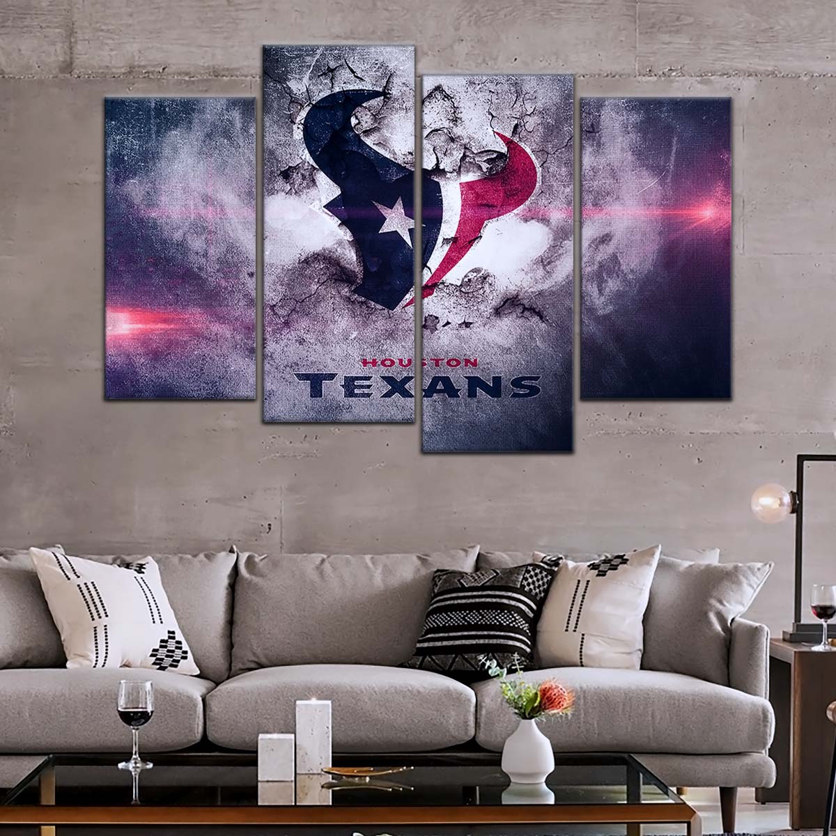 American Football Wall Art - AF5241 - Houston Texans - NFL Football Team - American Football Poster - American Football Canvas
