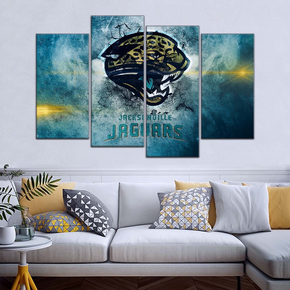 American Football Wall Art - AF5243 - Jacksonville Jaguars - NFL Football Team - American Football Poster - American Football Canvas